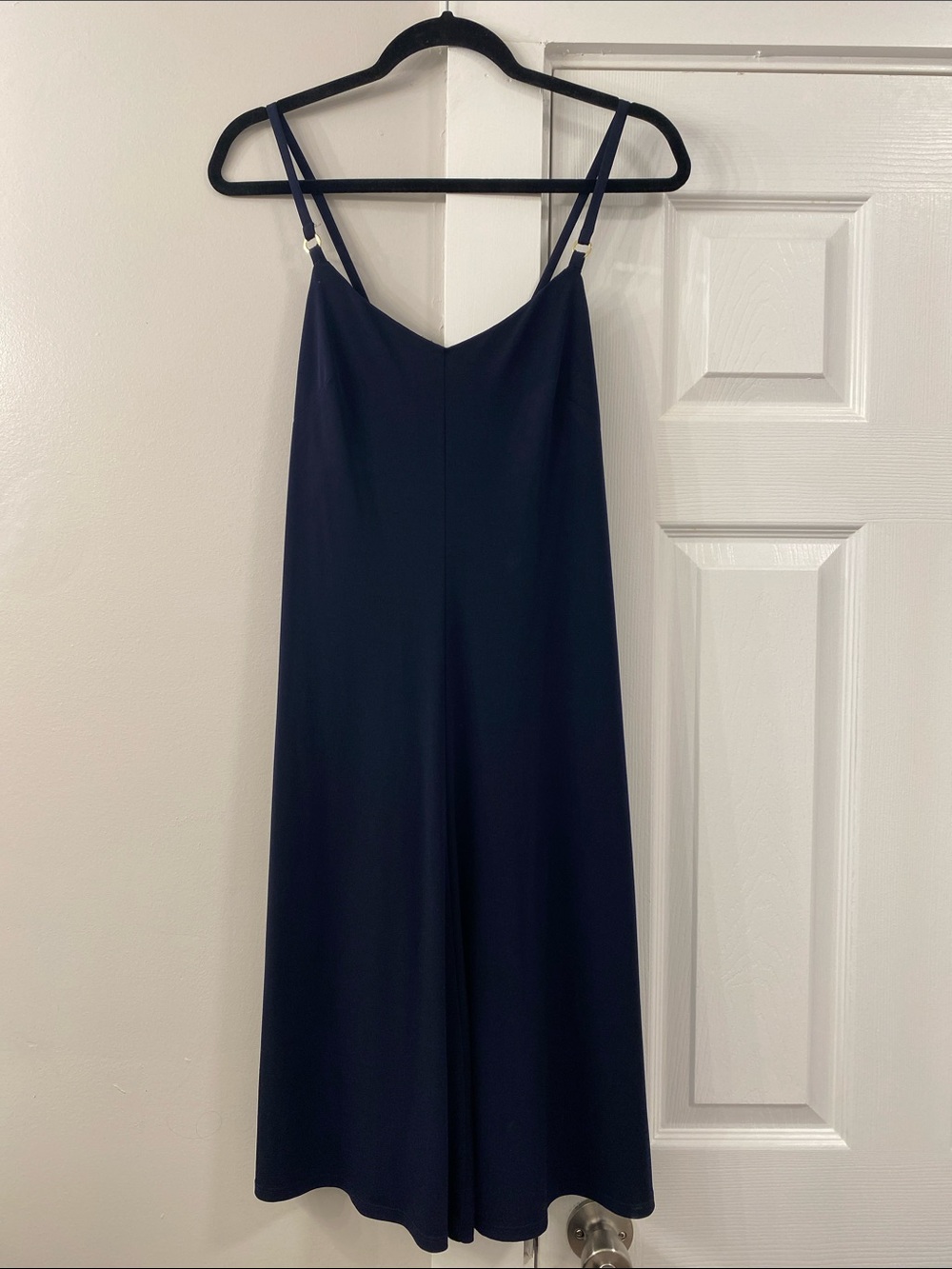 Calvin Klein Navy Blue Dress - Size 12 Midi 38”